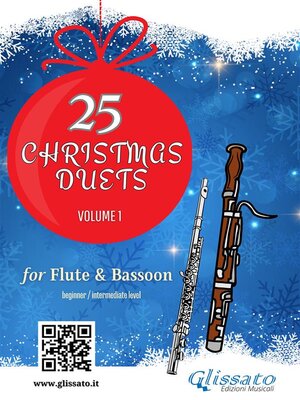 cover image of 25 Christmas Duets for Flute and Bassoon--Volume 1